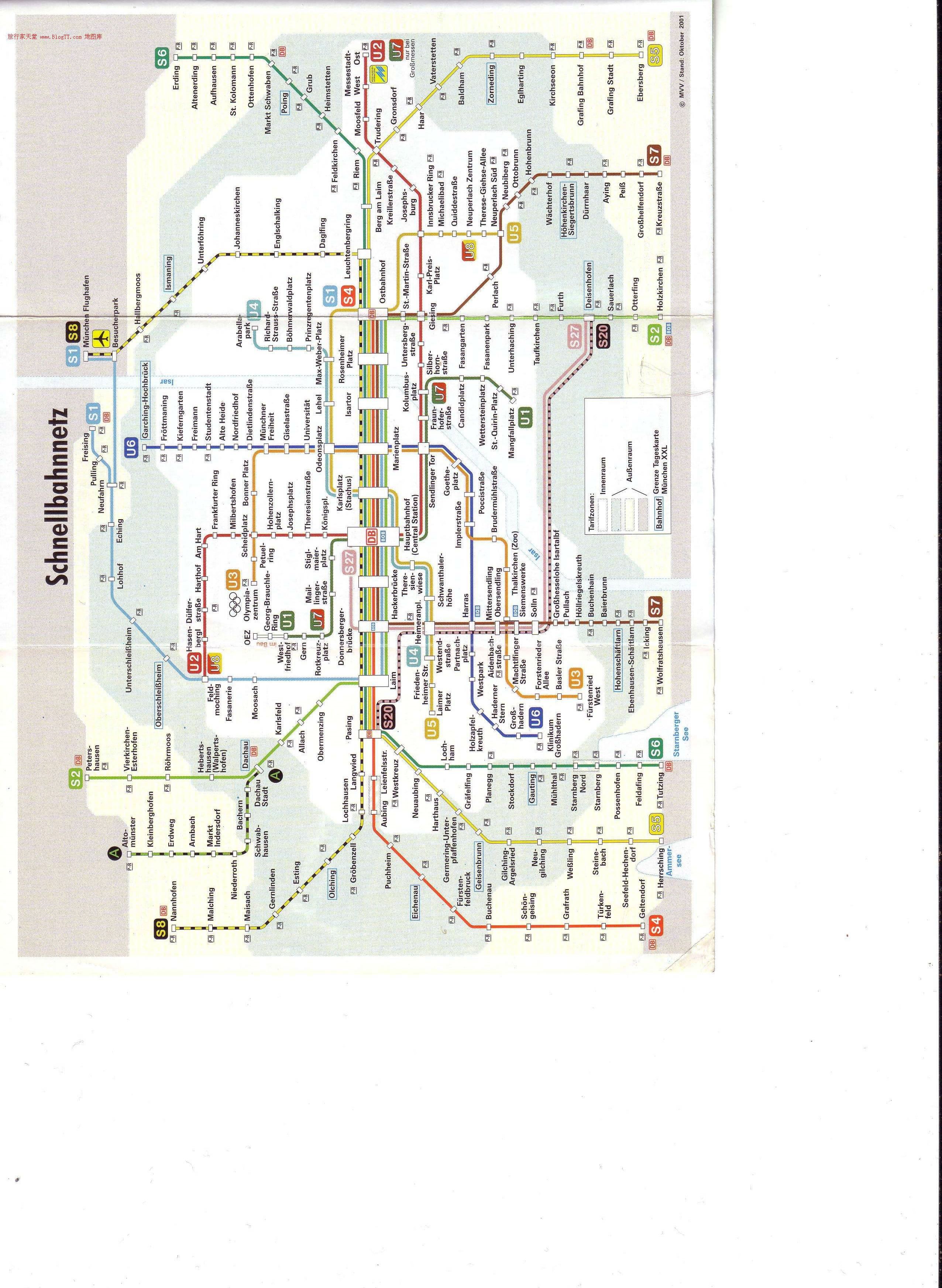 慕尼黑地铁线路图,德国地图高清中文版