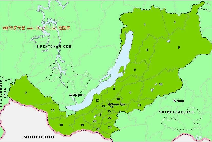 俄罗斯布里亚特共和国地图,俄罗斯地图高清中文版