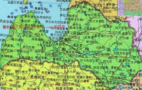 拉脱维亚地图,拉脱维亚地图高清中文版