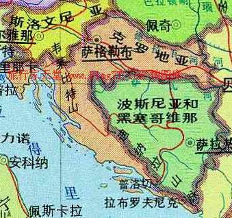 克罗地亚地图,克罗地亚地图高清中文版