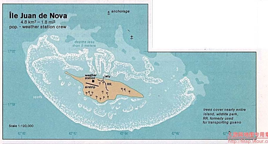 法国Ile juan de vona地图,法国地图高清中文版