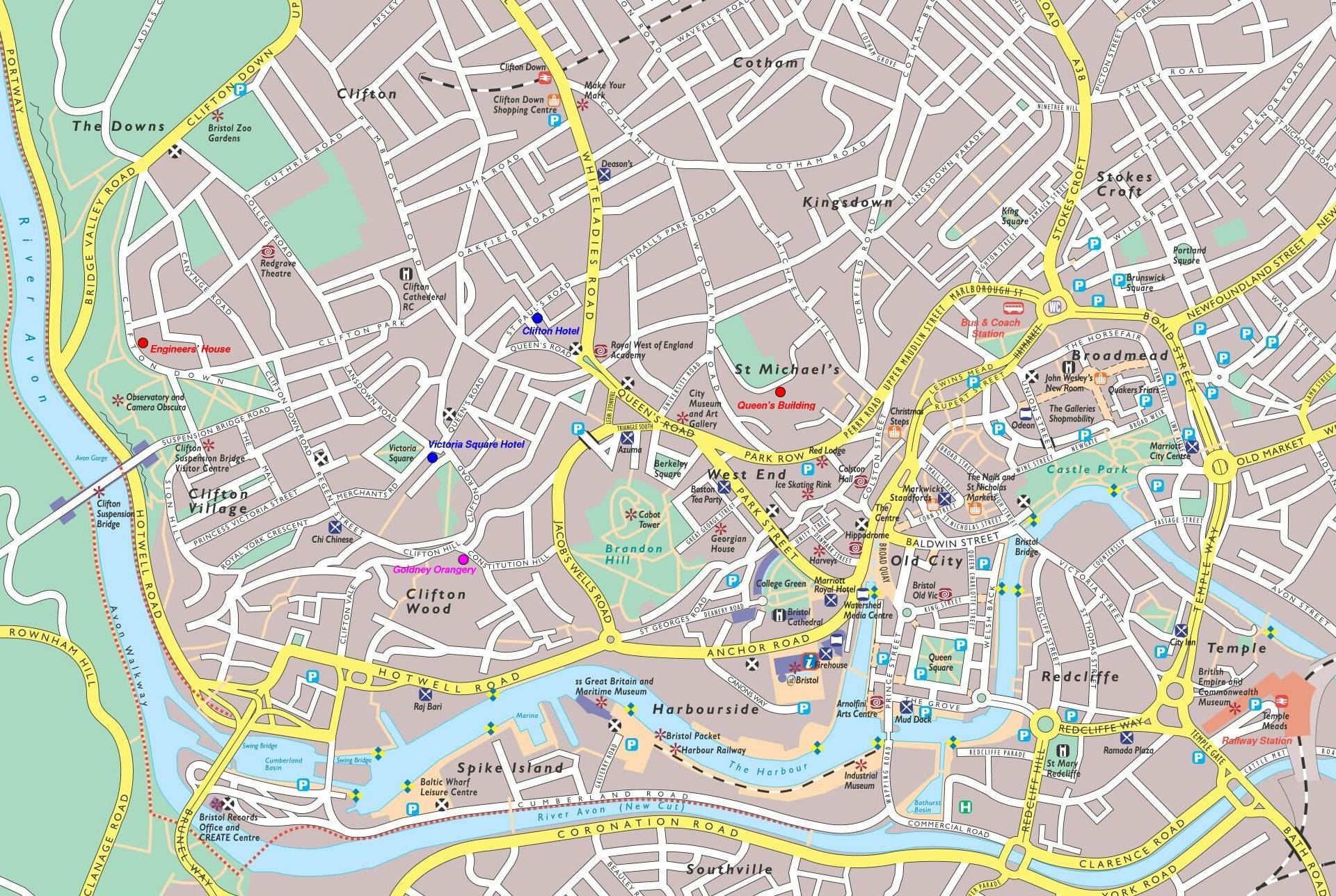 英国布里斯托尔地图,英国地图高清中文版