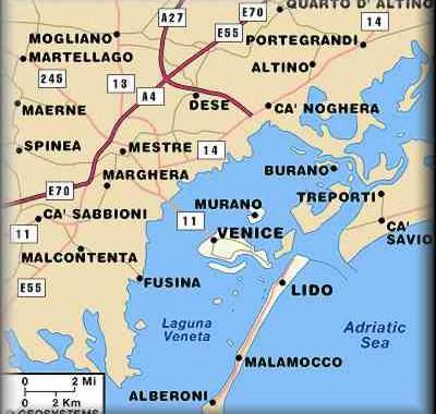 意大利-威尼斯地图,意大利地图高清中文版