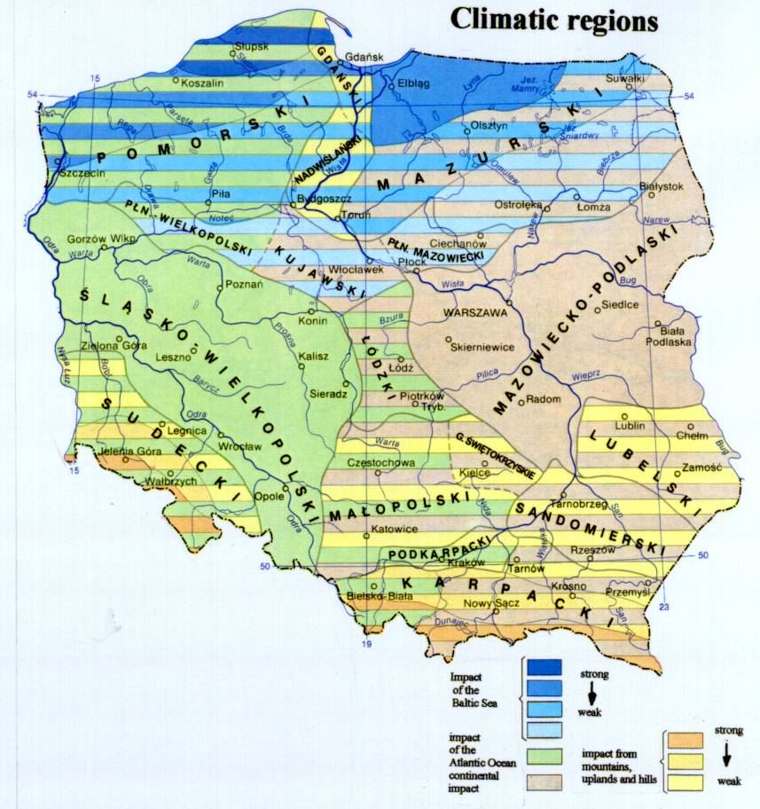 波兰地图,波兰地图高清中文版
