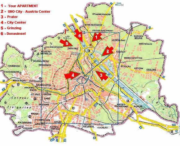 奥地利-维也纳地图,奥地利地图高清中文版