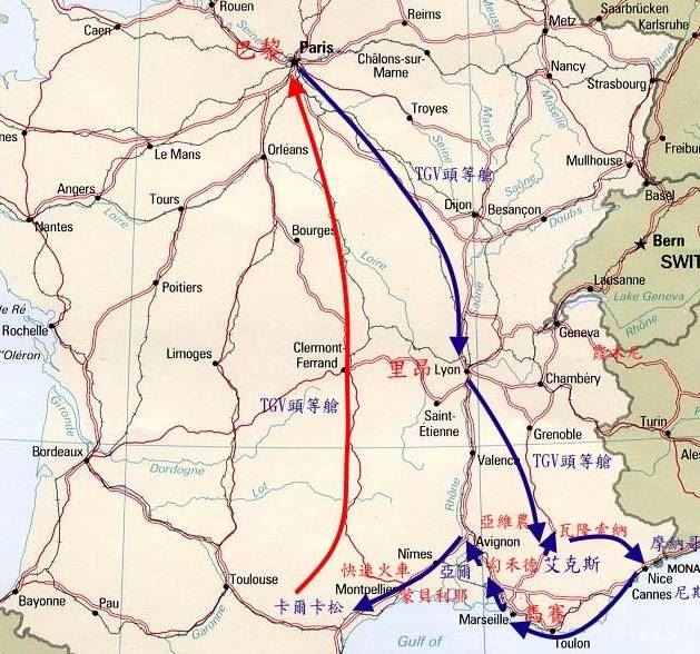 法国地图,法国地图高清中文版
