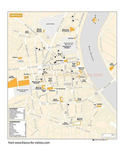法国-波尔多地图,法国地图高清中文版
