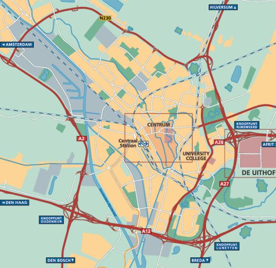 荷兰-烏特勒克地图,荷兰地图高清中文版