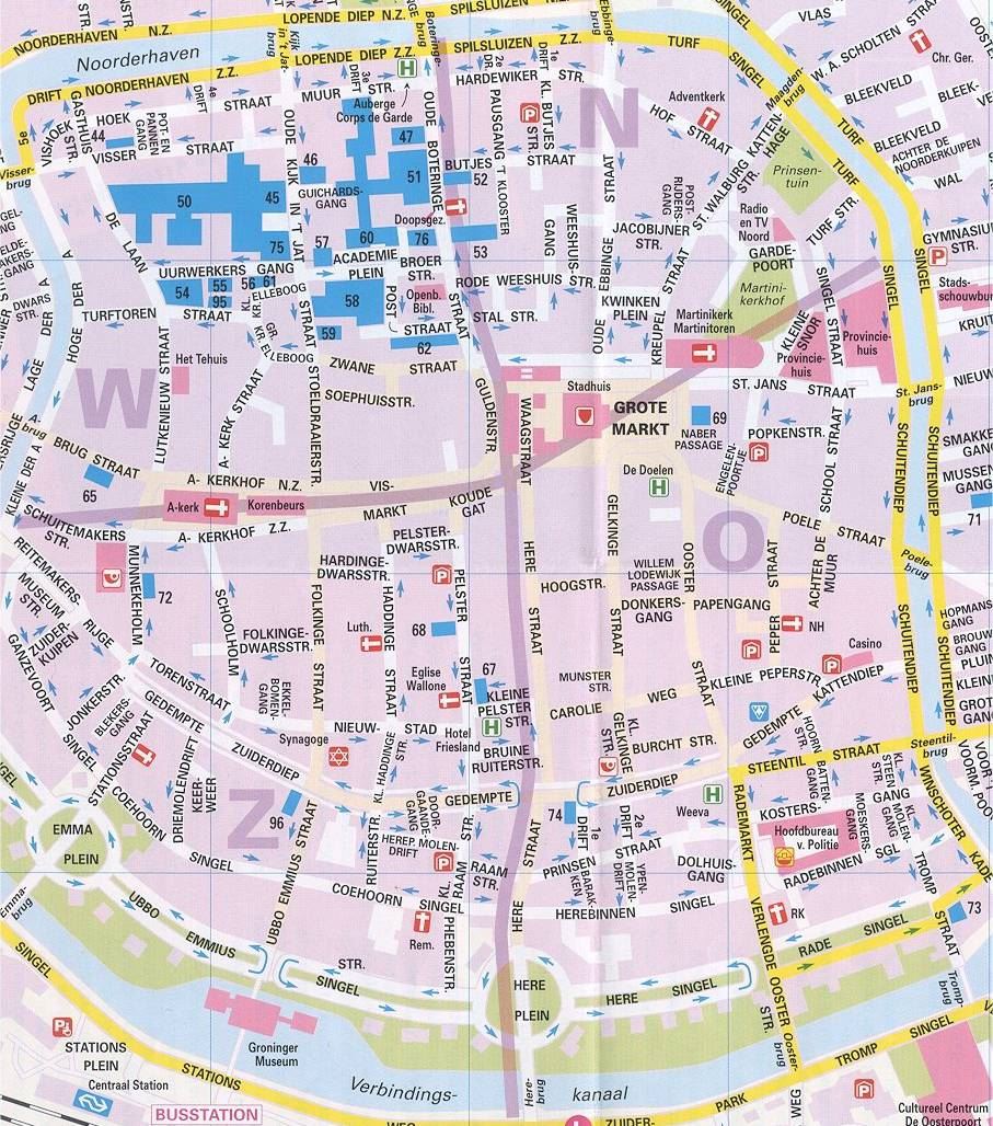 荷兰-哥罗宁根地图,荷兰地图高清中文版