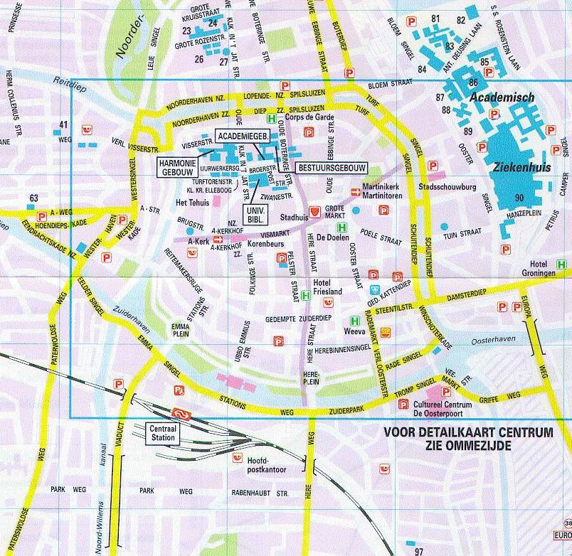 荷兰-哥罗宁根地图,荷兰地图高清中文版