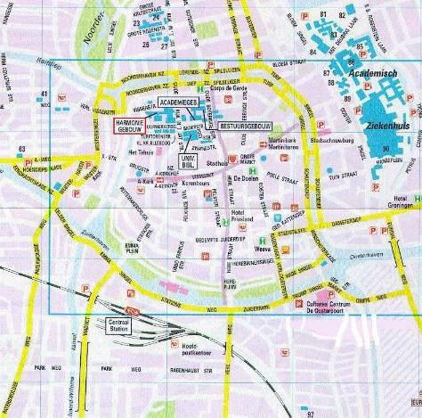 荷兰-哥罗宁根地图,荷兰地图高清中文版