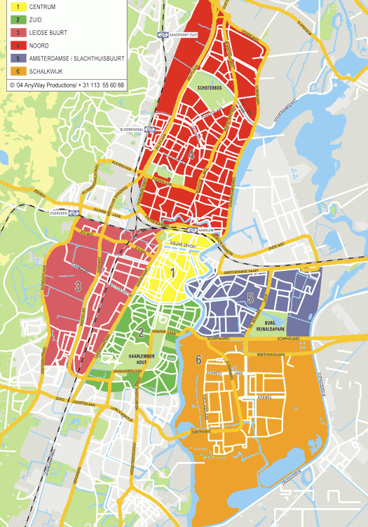 荷兰-哈伦地图,荷兰地图高清中文版