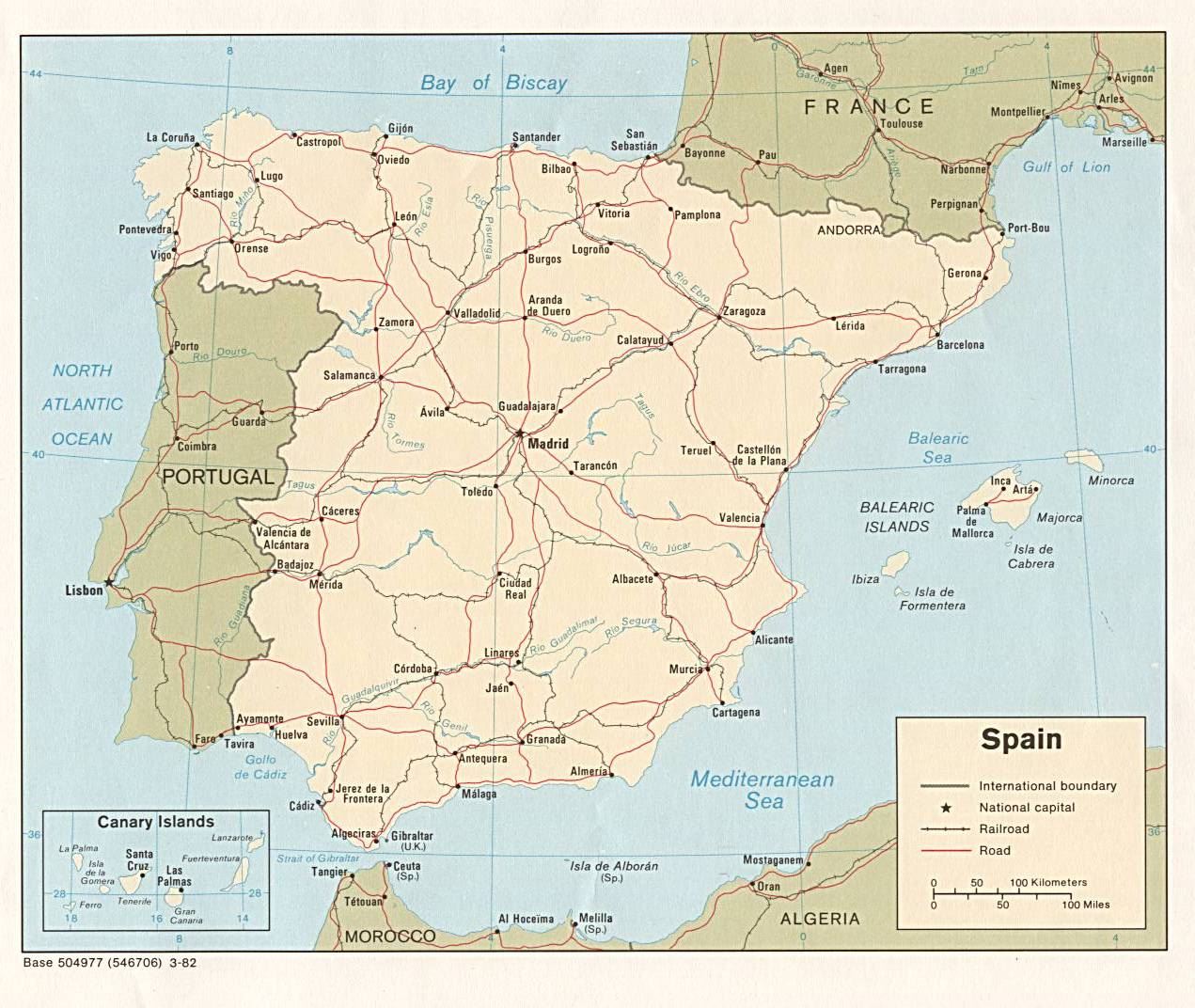 西班牙地图,西班牙地图高清中文版
