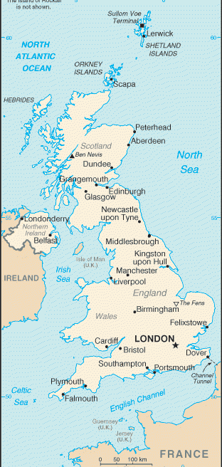 英国地图,英国地图高清中文版