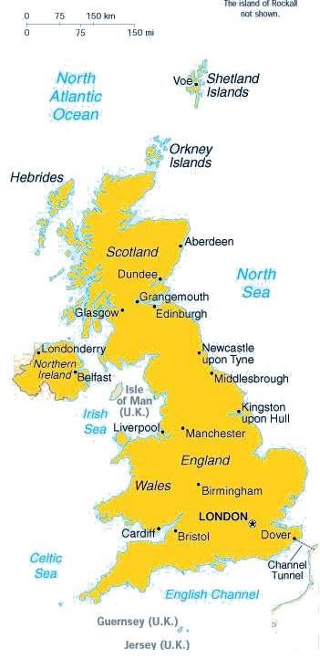 英国地图,英国地图高清中文版