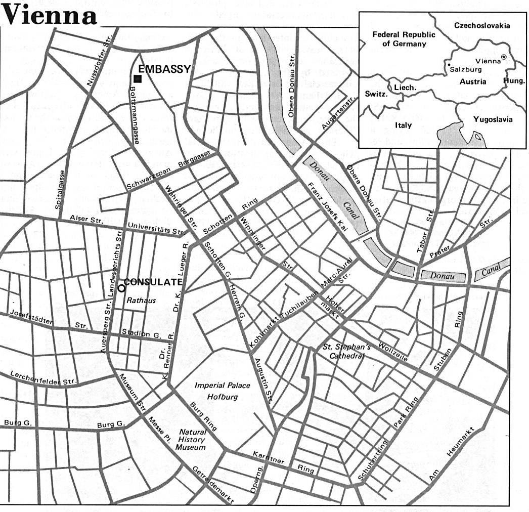 维也纳地图,奥地利地图高清中文版