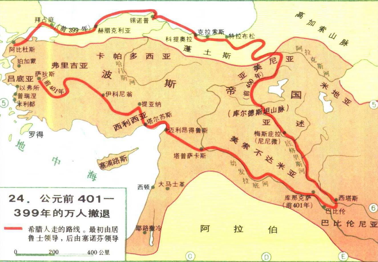 希腊万人撤退路线图,希腊地图高清中文版