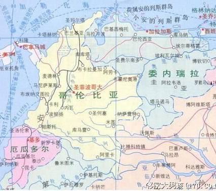 厄瓜多尔地理位置示意图,厄瓜多尔地图高清中文版