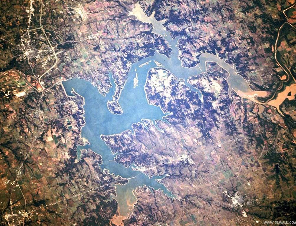 俄克拉荷马州-德克索玛湖地图,美国地图高清中文版