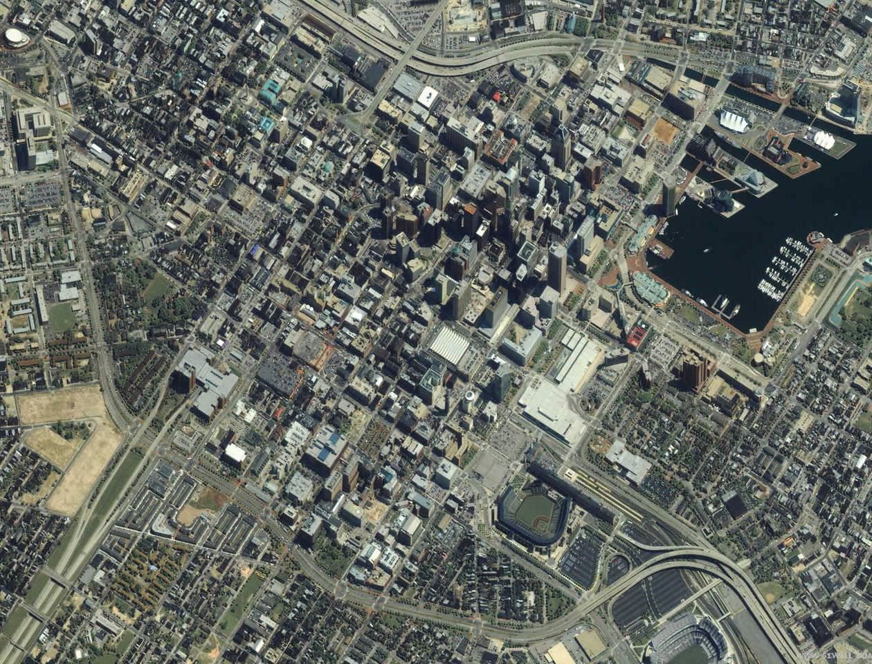 马里兰州巴尔的摩市地图,美国地图高清中文版