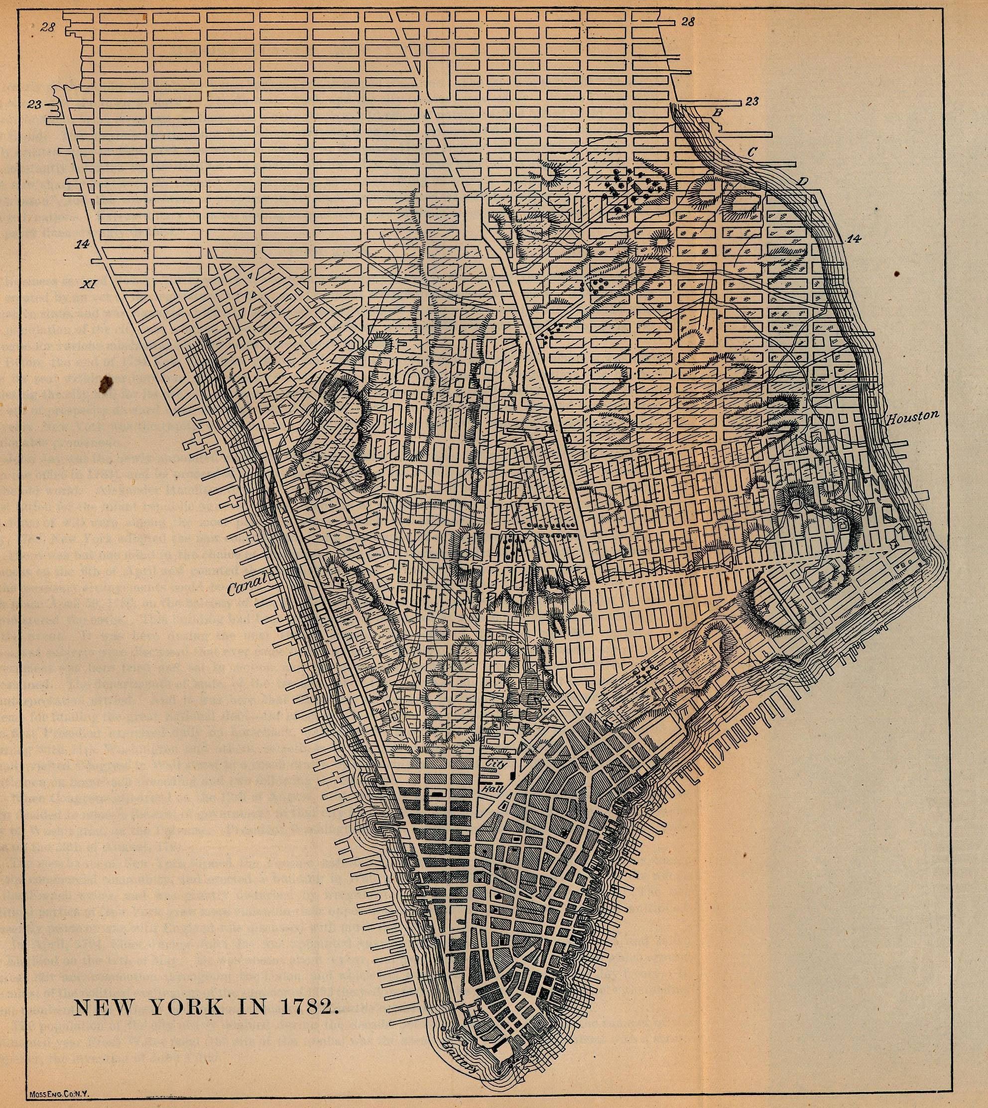 NewYork_1782地图,美国地图高清中文版