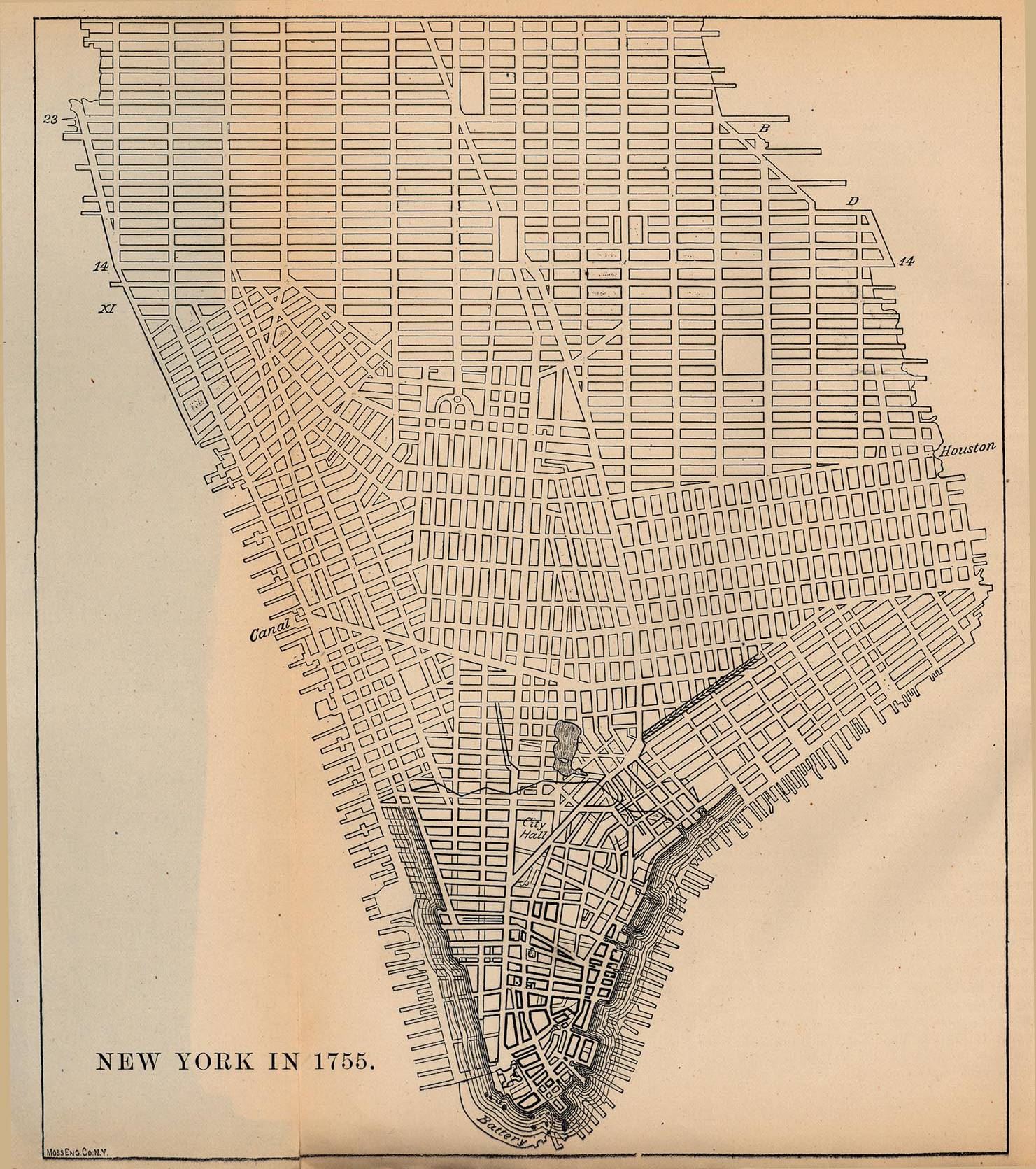 NewYork_1755地图,美国地图高清中文版