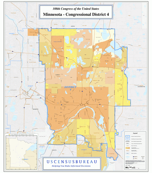 明尼苏达州(Minnesota)行政区划图,美国地图高清中文版