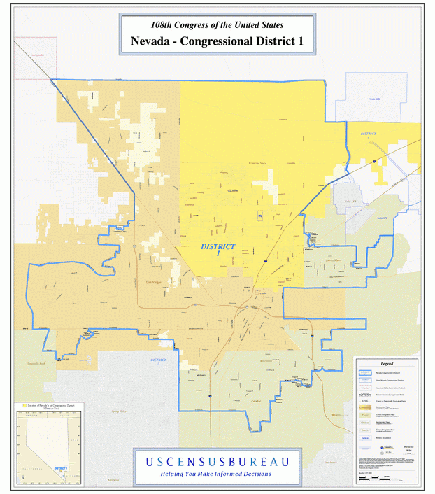 内华达州(Nevada)行政区划图,美国地图高清中文版