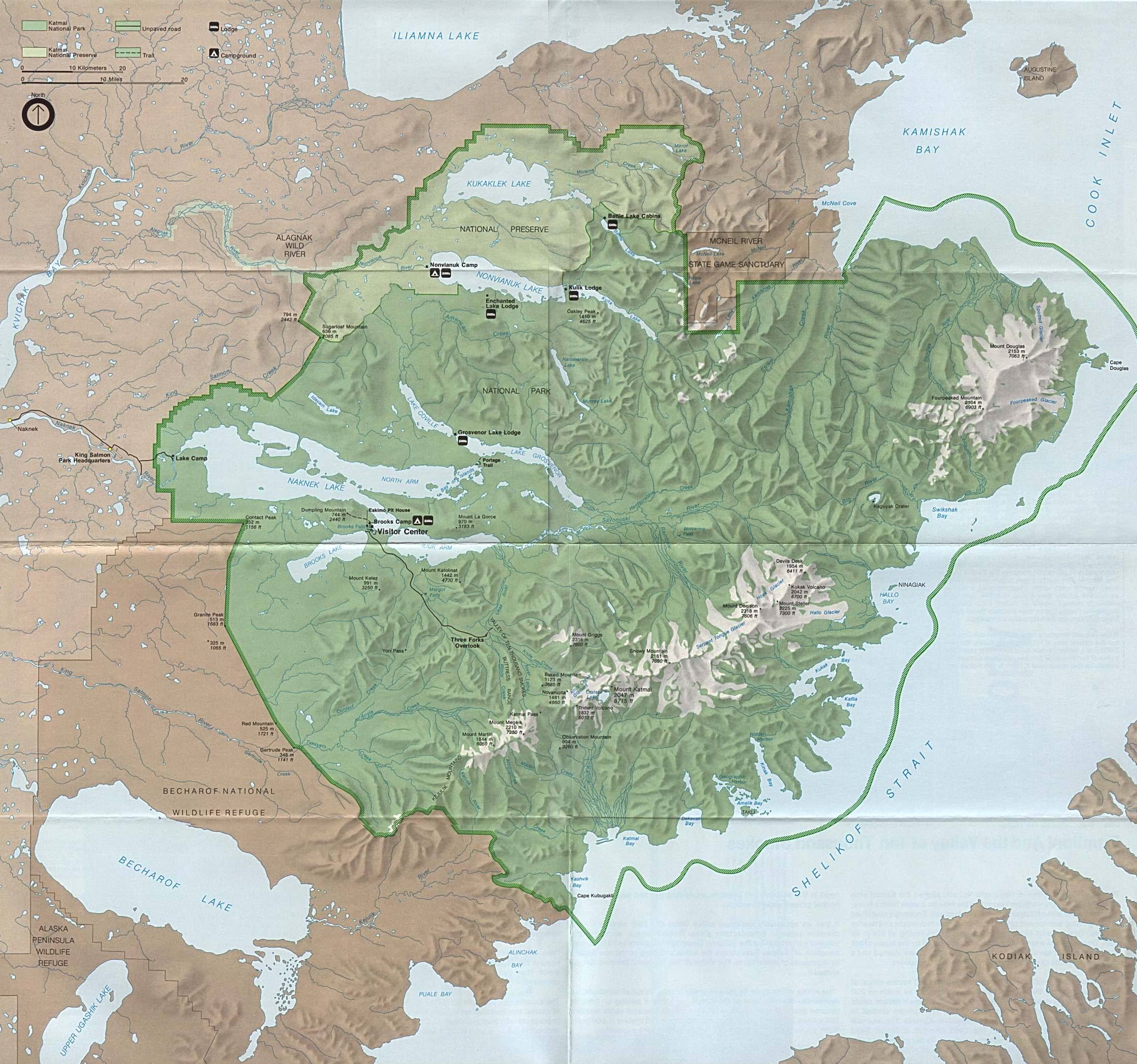 KatmaiNationalParkandPreserve2地图,美国地图高清中文版