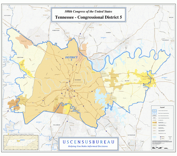 田纳西州(Tennessee)行政区划图,美国地图高清中文版