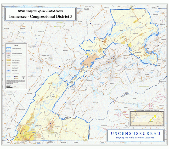 田纳西州(Tennessee)行政区划图,美国地图高清中文版