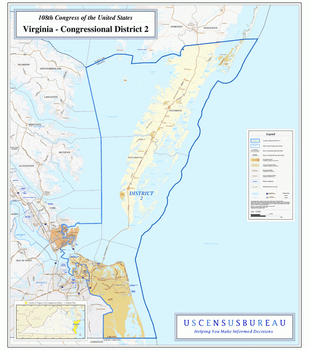 弗吉尼亚地图 (Virginia),美国地图高清中文版