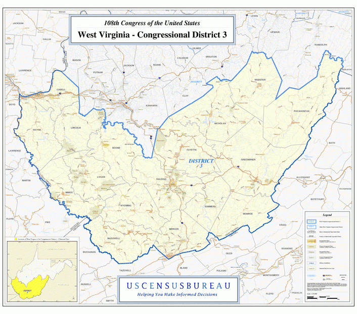西弗吉尼亚地图 (West Virginia),美国地图高清中文版