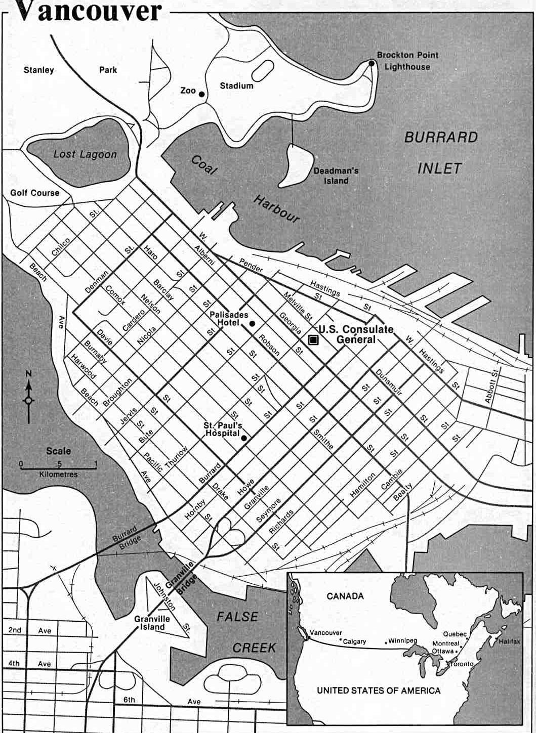 加拿大地图-vancouver,加拿大地图高清中文版