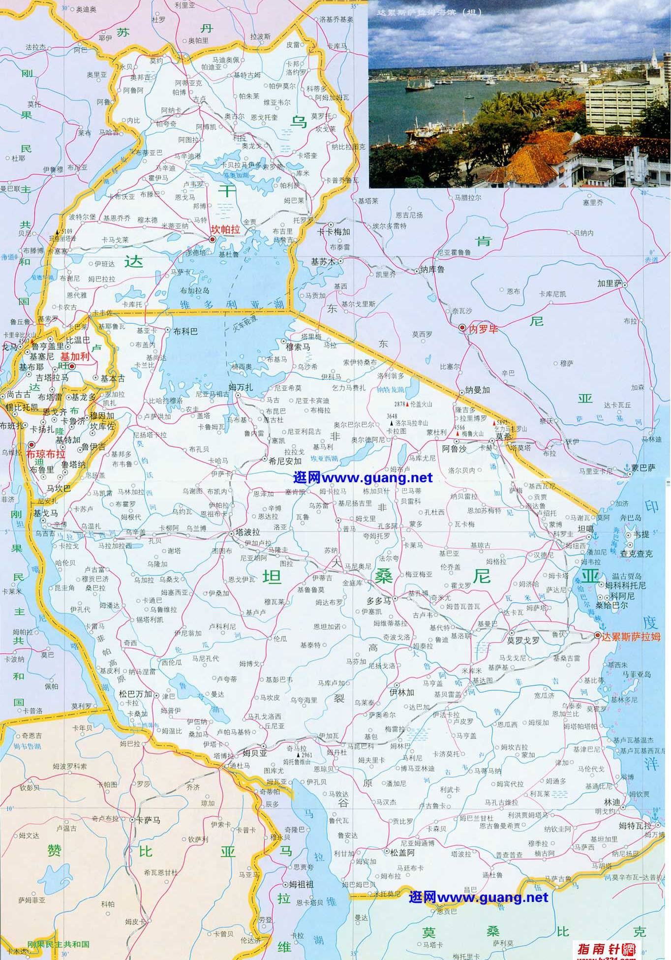 非洲布隆迪地图,布隆迪地图高清中文版