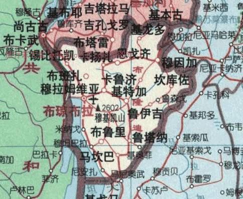 布隆迪地图,布隆迪地图高清中文版