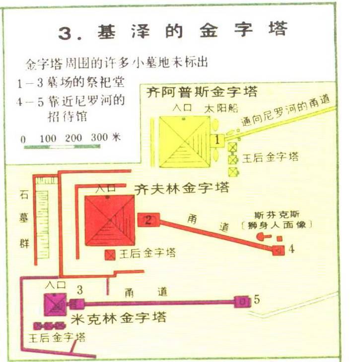 基泽的鑫字塔地图,埃及地图高清中文版
