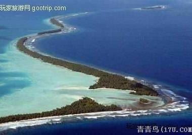 图瓦卢海岸线图,图瓦卢地图高清中文版