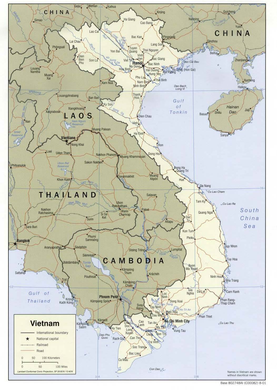 越南地图,越南地图高清中文版