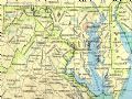 美国Maryland州政区图