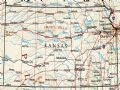 美国Kansas州地形交通图