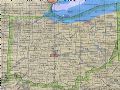 美国Ohio州政区图