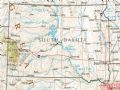 美国South Dakota州地形交通图