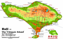 印尼巴厘岛英文地图