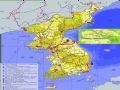 朝鲜半岛旅游图