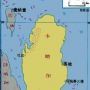 卡塔尔地理位置示意图