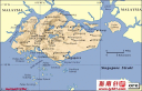 新加坡英文地图