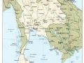 泰国地形图